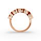Round Shape Diamond Anniversary Band in Gold