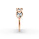 Round Shape Diamond Anniversary Band in Gold