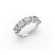 Round Shape Diamond Anniversary Band in Gold