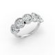 Round Shape Diamond Anniversary Band in Gold