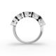 Round Shape Diamond Anniversary Band in Gold