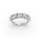 Round Shape Diamond Anniversary Band in Gold