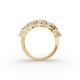 Round Shape Diamond Anniversary Band in Gold