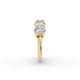 Round Shape Diamond Anniversary Band in Gold