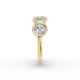 Round Shape Diamond Anniversary Band in Gold