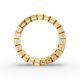Emerald Shape Diamond Eternity Bands in Gold