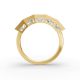 Princess Shape Diamond Anniversary Band in Gold
