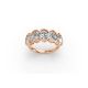 Oval Shape Diamond Anniversary Band in Gold