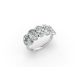 Oval Shape Diamond Anniversary Band in Gold