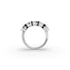 Oval Shape Diamond Anniversary Band in Gold