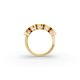 Oval Shape Diamond Anniversary Band in Gold
