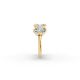 Oval Shape Diamond Anniversary Band in Gold