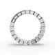 Radiant Shape Diamond Eternity Bands in Gold