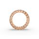 Emerald Shape Diamond Eternity Bands in Gold