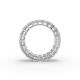 Emerald Shape Diamond Eternity Bands in Gold
