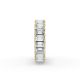 Emerald Shape Diamond Eternity Bands in Gold