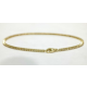 14KY NATURAL DIAMONDS TENNIS BRACELET G-H SI 109RD-0.97CTW 14KY-3.31GR