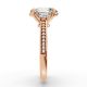 Oval Shape Diamond Bridal Ring in Gold