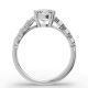 Oval Shape Diamond Bridal Ring in Gold