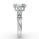 Oval Shape Diamond Bridal Ring in Gold