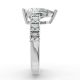 Pear Shape Diamond Bridal Ring in Gold