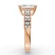 Radiant Shape Diamond Bridal Ring in Gold
