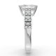 Radiant Shape Diamond Bridal Ring in Gold