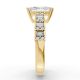 Radiant Shape Diamond Bridal Ring in Gold