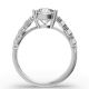 Round Shape Diamond Bridal Ring in Gold
