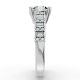 Round Shape Diamond Bridal Ring in Gold