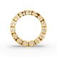 Round Shape Diamond Eternity Bands in Gold