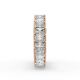 Radiant Shape Diamond Eternity Bands in Gold
