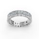 Radiant Shape Diamond Eternity Bands in Gold