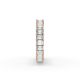 Radiant Shape Diamond Eternity Bands in Gold