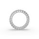 Radiant Shape Diamond Eternity Bands in Gold