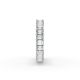 Radiant Shape Diamond Eternity Bands in Gold