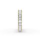 Radiant Shape Diamond Eternity Bands in Gold