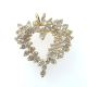 Close Outs Heart Shape Pendants  1.00ctw Round Brilliant Natural Diamond set on 2.55gr 14k YG