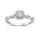 14k WG Diamond  Rings  Round 0.18CT 35D  -0.18CTW  2.57GR