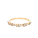 Stackable Bands Rings  0.35ctw Natural Diamonds set on 1.90gr 14k YG