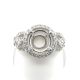 14k WG  Rings   Round   46D- 0.38CTW 46D  -0.38CTW  3.43GR