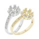 14k WG  Rings   Round   26D- 0.51CTW 26D  -0.51CTW  2.68GR