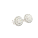 Earrings-Studs, 14k WG 