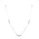 14k WG Diamond  Necklace  Round 0.70CT 15D  -0.70CTW  2.80GR 18 inch