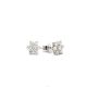 Sparkles Earrings  0.48   with 0.48  Round Lab Grown Diamond Sides set on 0.83gr 10k WG