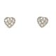 LUCY Earrings  0.53   with 0.53  Round Lab Grown Diamond Sides set on 1.98gr 14k WG