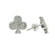 Lab Grown Earrings  1.20ctw 46 Rounds set on 2.18gr 14k WG