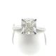 Fireworks Jewelry Rings  2.05   with 2.01  Cushion Diamond 0.04  Sides set on 3.75gr 18k WG
