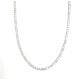 Luxury Basics Necklace  30.10   Round Lab Grown Diamond 30.10  Sides set on 25.67gr 14k WG
