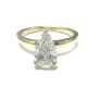 Rings-BRIDAL, Lab Grown Diamond  14k YG  SBLG